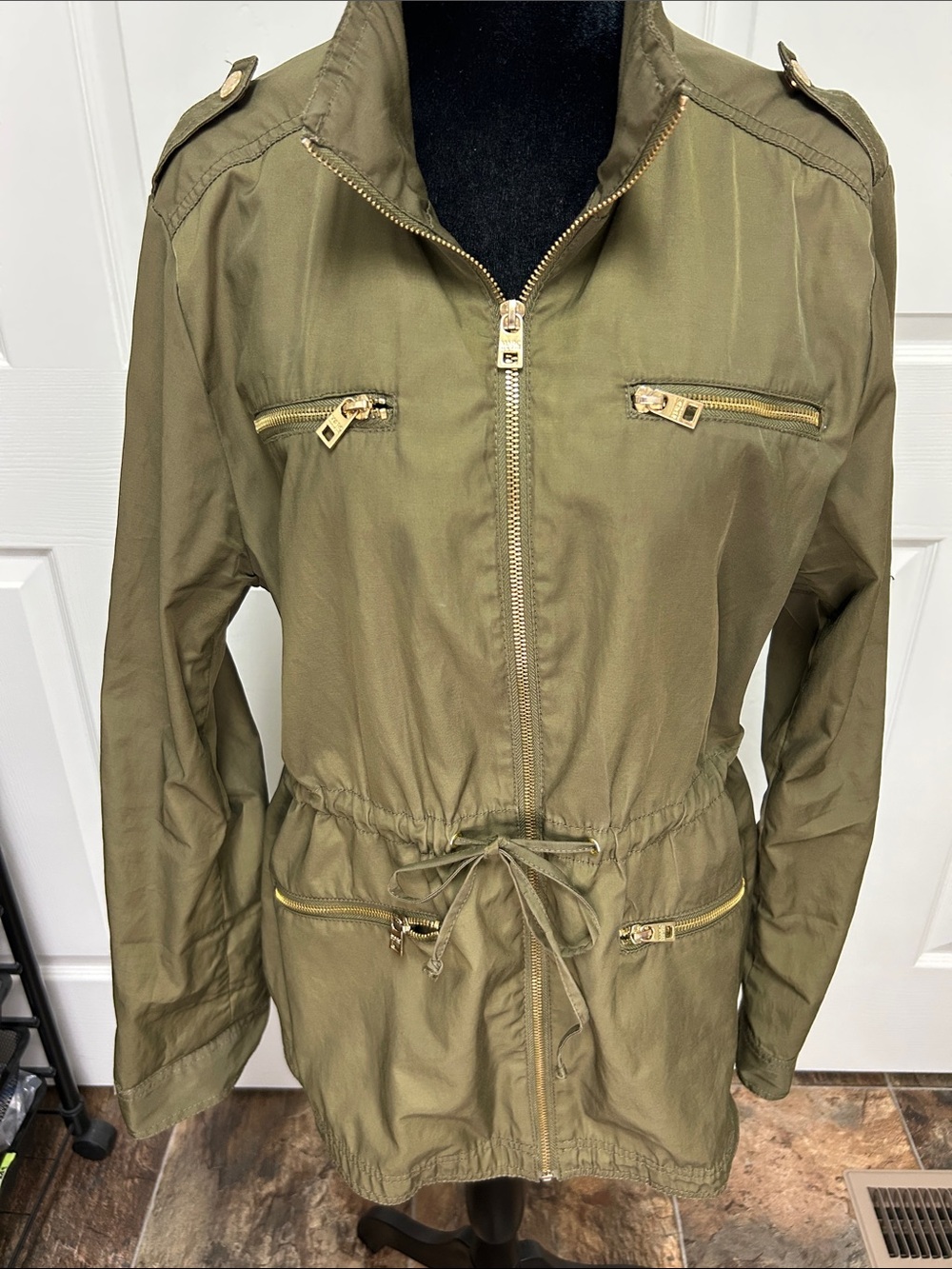 Marc New York Olive Utility Drawstring Jacket - Women